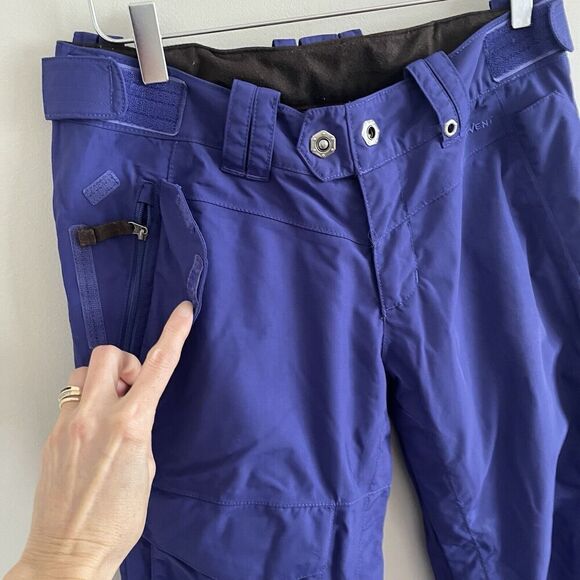 The North Face HyVent Ski Snowboard Pants Womens S Purple Waterproof Insulated - Picture 9 of 16